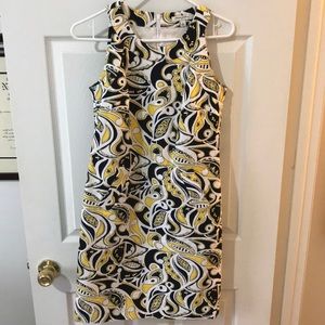 Banana Republic paisley dress with front pockets